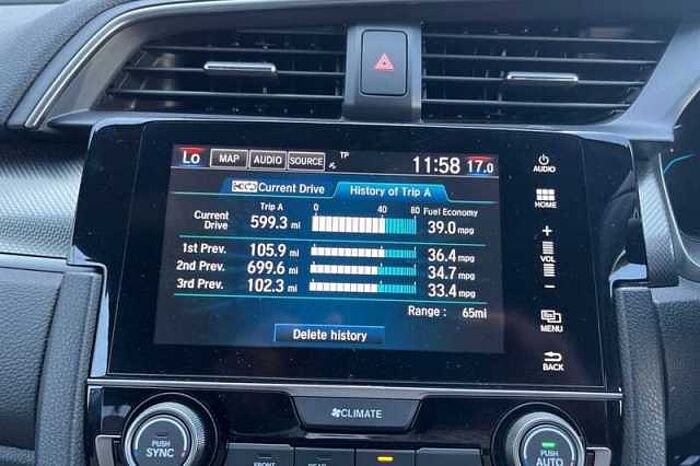 Honda Civic 1.0 VTEC Turbo 126 EX 5dr CVT 
